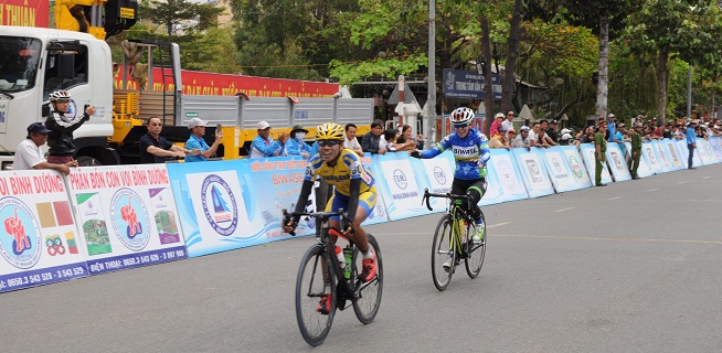 Kết quả chặng 6 - Giải đua xe đạp nữ quốc tế Bình Dương mở rộng tranh cúp BIWASE lần VI - năm 2016.