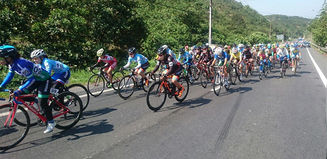 Giải xe đạp nữ quốc tế Bình Dương mở rộng lần thứ VII - Năm 2017: Kết quả thi đấu chặng 1 - Vòng quanh Thành phố Mới Bình Dương - 66 km.
