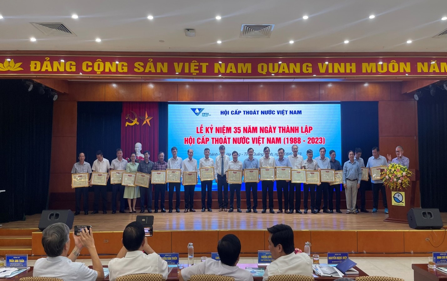 Lễ kỷ niệm 35 năm thành lập Hội cấp thoát nước Việt Nam  (7/6/1988 - 7/6/2023)
