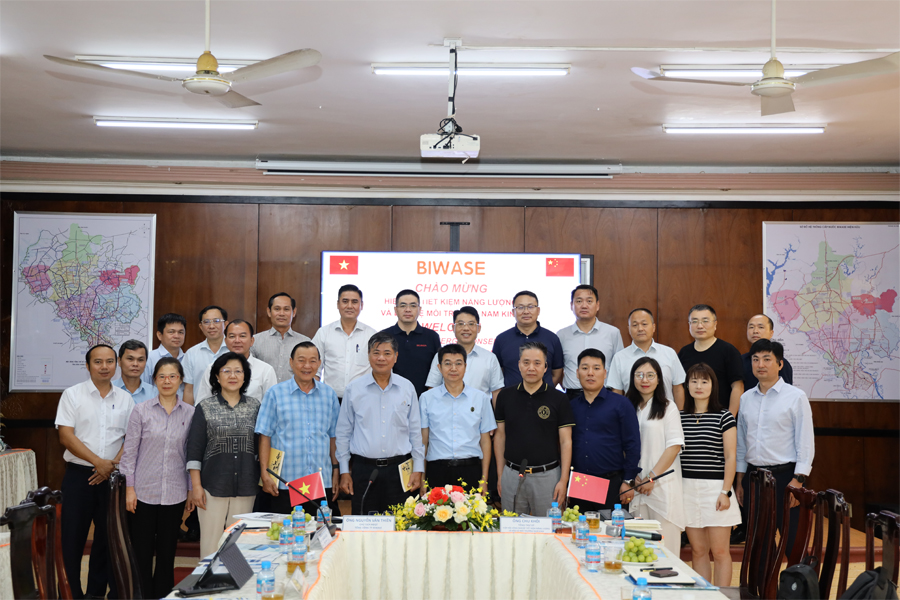Đoàn Hiệp hội Tiết kiệm năng lượng và Bảo vệ môi trường Nam Kinh (Trung Quốc) đến thăm và làm việc tại BIWASE