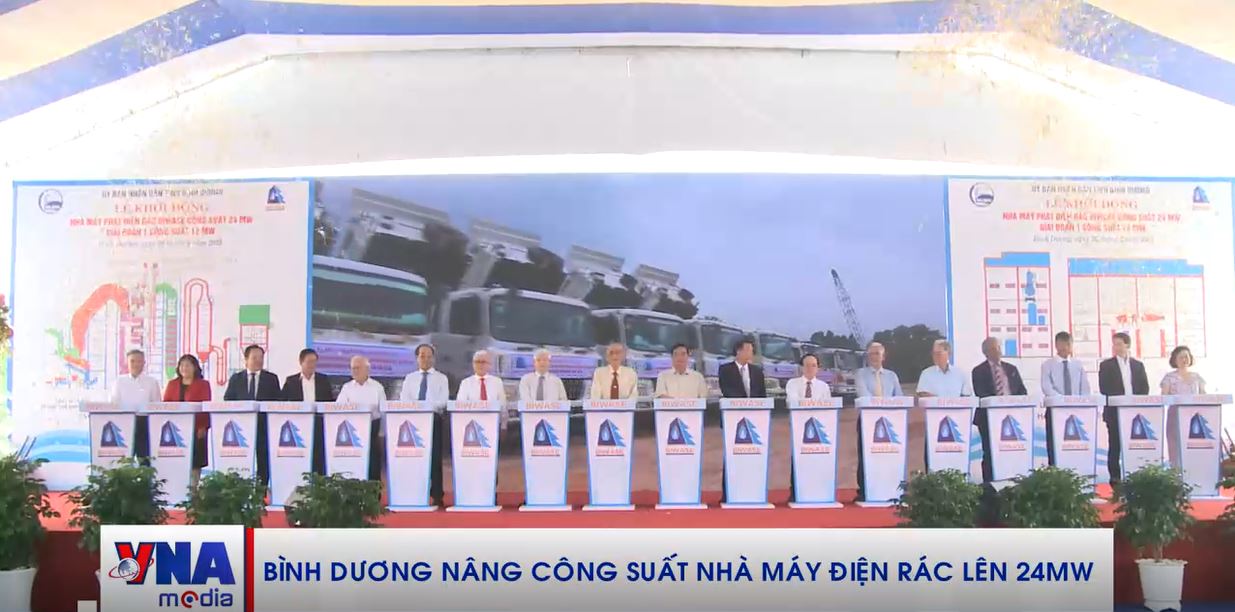 Bình Dương nâng công suất nhà máy điện rác lên 24MW