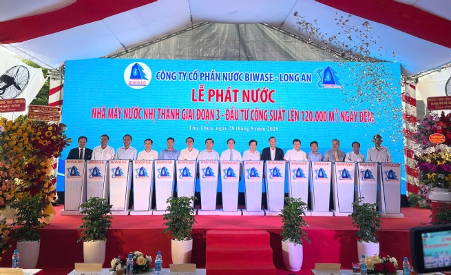 Hơn 1.100 tỷ đồng vận hành thành công Nhà máy Nước Nhị Thành ở Tây Ninh