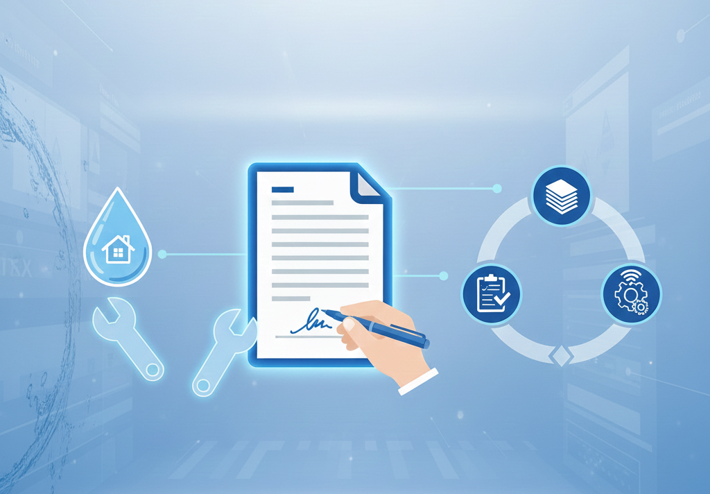 Hướng dẫn thay đổi thông tin hợp đồng cấp nước