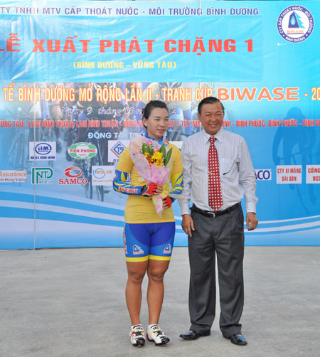 Chặng 1 Giải xe đạp nữ quốc tế Bình Dương mở rộng lần II tranh cúp BIWASE: Bình Dương - Vũng Tàu