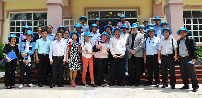 Đoàn đại biểu GIZ đến tham quan Nhà máy xử lý nước thải Thủ Dầu Một