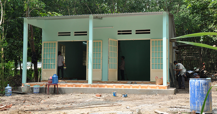 BIWASE hỗ trợ xây dựng 11 căn nhà đại đoàn kết cho bà con dân tộc thiểu số tại huyện Chơn Thành, tỉnh Bình Phước