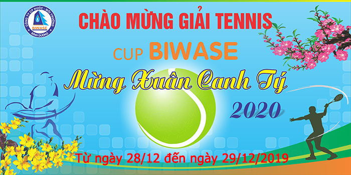 Chào mừng Giải Tennis Cup BIWASE