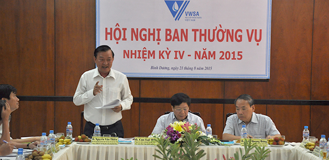 Ban thường vụ Hội cấp thoát nước Việt Nam họp chuẩn bị trước kỳ Đại hội nhiệm kỳ 2016-2020