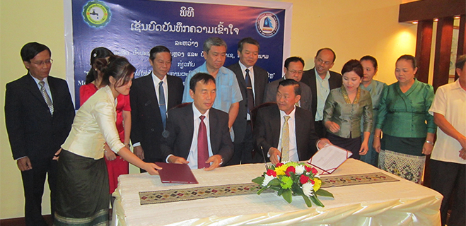 Chương trình ghép đôi giữa BIWASE và NPNL Lào